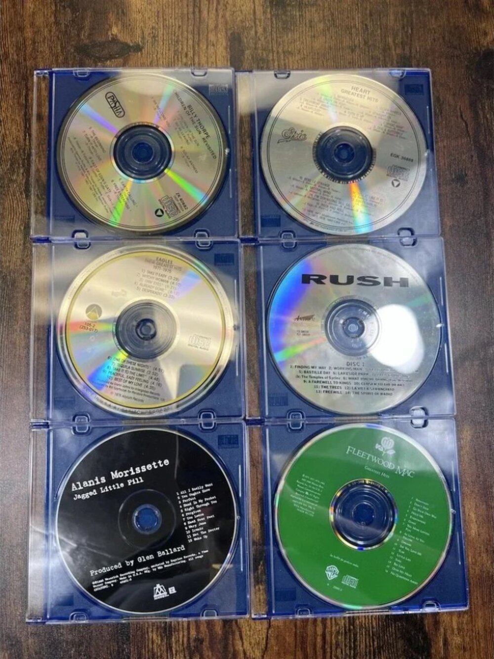 Mixed Rock CD Bundle Various Artists Standard Size Plastic Compact Disc